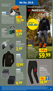 Lidl Prospekt - Angebote ab 17.08.