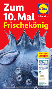 Lidl Prospekt - Zum 10. Mal Frischekönig - Seite 1