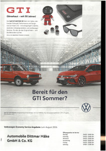 Autohaus Mäke Prospekt - VW Service Angebote Juni - August 2026