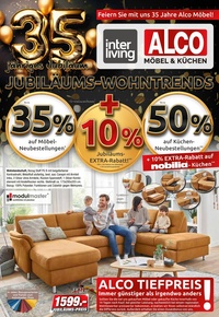 Alco Möbel & Küchen Prospekt - Jubiläums-Wohntrends