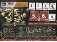 Alco Möbel & Küchen Prospekt - ALCO MÖBEL Jubiläums-Tage