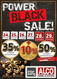 Alco Möbel & Küchen Prospekt - POWER BLACK SALE!