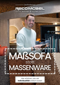 RECO Möbel Prospekt - Maßsofa statt Massenware
