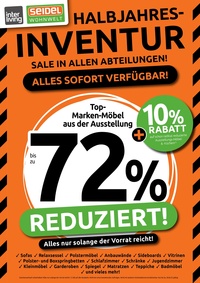 Seidel Wohnwelt Prospekt - Möbel Seidel