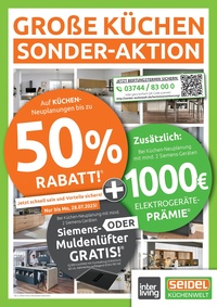 Seidel Wohnwelt Prospekt - Küchen