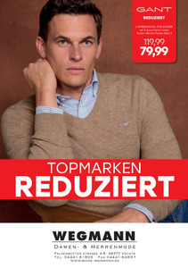 Wegmann Damen- & Herrenmode Prospekt - Topmarken reduziert