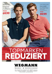 Wegmann Damen- & Herrenmode Prospekt - Topmarken reduziert