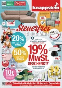 Möbel Knappstein Prospekt - Digitaler Prospekt K12/25 "Steuerfrei in den Mai"