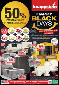 Möbel Knappstein Prospekt - Happy Black Days