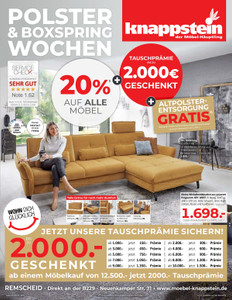 Möbel Knappstein Prospekt - Möbel Knappstein GmbH & Co. KG