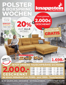 Möbel Knappstein Prospekt - Angebote ab 04.02.