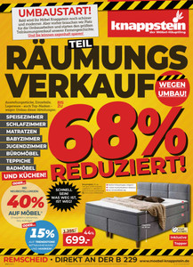 Möbel Knappstein Prospekt - K06 Räumungsverkauf 68% 