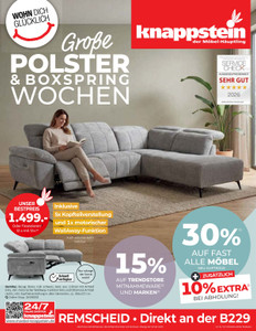Möbel Knappstein Prospekt - Möbel Knappstein GmbH & Co. KG