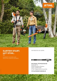 ad AUTO DIENST Künzel Prospekt - GARTEN-START. MIT STIHL.