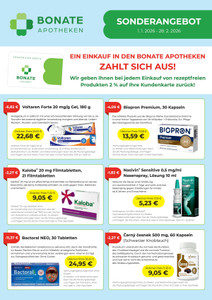 Bonate Apotheke Prospekt - Sonderangebot