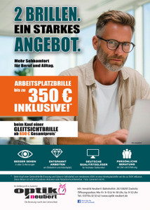 Optik Neubert Prospekt - 2 Brillen. Ein starkes Angebot.
