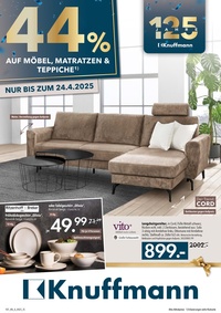 Knuffmann Einrichtungshaus Prospekt - Angebote ab 16.04.
