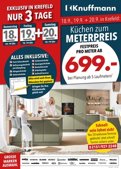 Knuffmann Einrichtungshaus Prospekt - Knuffmann GmbH & Co. KG