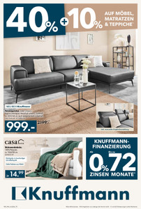 Knuffmann Einrichtungshaus Prospekt - Knuffmann GmbH & Co. KG
