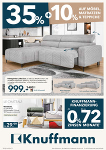 Knuffmann Einrichtungshaus Prospekt - Angebote ab 11.03.