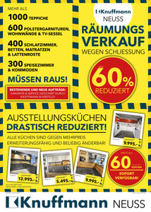 Knuffmann Einrichtungshaus Prospekt - Angebote ab 18.03.