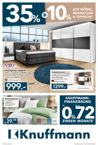 Knuffmann Einrichtungshaus Prospekt - Angebote ab 06.05.