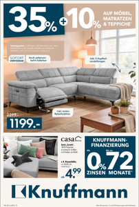 Knuffmann Einrichtungshaus Prospekt - Angebote ab 05.08.