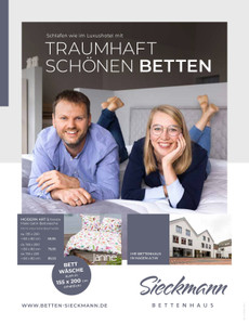 Betten Sieckmann Prospekt - Traumhaft schöne Betten