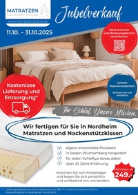 Sich Wohlfühlen - Matratzen Fachmarkt Prospekt - Matratzen Fachmarkt Strauß - Jubelprospekt