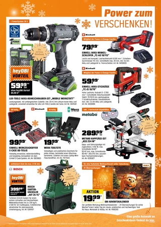 Vorschau des OBI Prospekts - Günstige Weihnachtsdeko für ein stimmungsvolles Fest, Seite 15