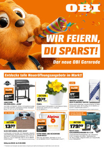 OBI Prospekt - WIR FEIERN DU SPARST!