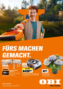 OBI Prospekt - Fürs Machen gemacht