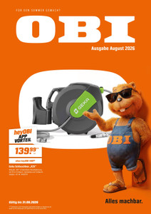 OBI Prospekt - August 2026