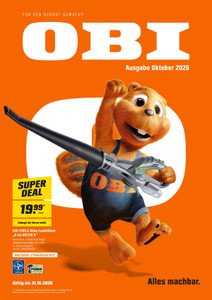 OBI Prospekt - Oktober 2026