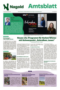 Schwarzwälder Bote Prospekt - Amtsblatt Nagold KW36
