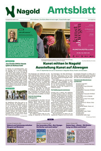 Schwarzwälder Bote Prospekt - Amtsblatt Nagold KW38