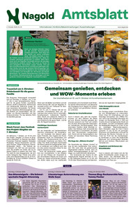 Amtsblatt Nagold Prospekt - Amtsblatt Nagold KW40