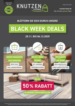 Knutzen Teppich-Hof Prospekt - BLACK WEEK DEALS - Seite 1