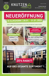 Knutzen Teppich-Hof Prospekt - Neueröffnung in Elmshorn