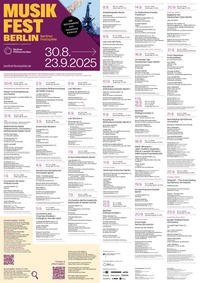Berliner Festspiele Prospekt - Angebote ab 16.08.