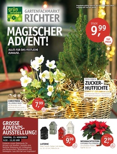 Gartenfachmarkt Richter Prospekt - Magischer Advent!