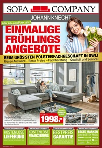 Sofa Company Johannknecht Prospekt - Johannknecht GmbH & Co. KG