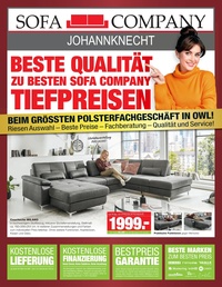 Sofa Company Johannknecht Prospekt - Johannknecht GmbH & Co. KG