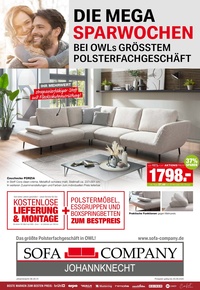 Sofa Company Johannknecht Prospekt - Johannknecht GmbH & Co. KG