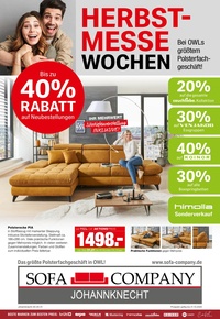 Sofa Company Johannknecht Prospekt - Johannknecht GmbH & Co. KG