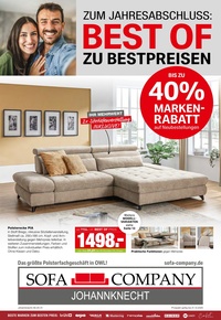 Sofa Company Johannknecht Prospekt - Johannknecht GmbH & Co. KG