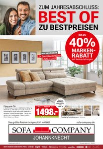 Sofa Company Johannknecht Prospekt - Johannknecht GmbH & Co. KG