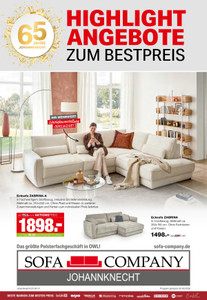 Sofa Company Johannknecht Prospekt - Johannknecht GmbH & Co. KG