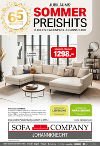 Sofa Company Johannknecht Prospekt - Angebote ab 09.07.