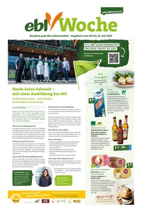 ebl-Naturkost Prospekt - Angebote ab 09.07.